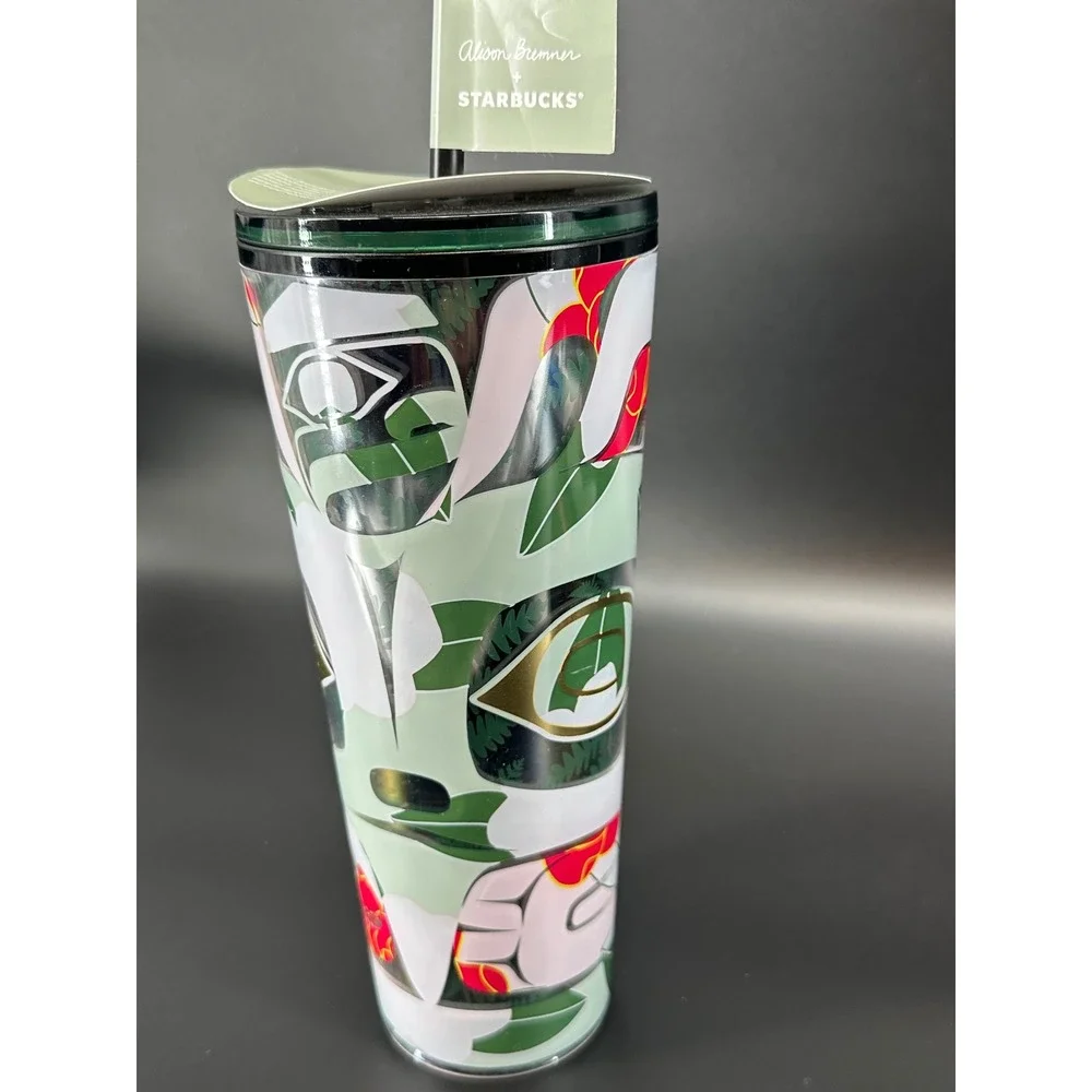 Starbucks‎ + Alison Bremner Winter 2024 Cold Tumbler Cup with Straw 24oz